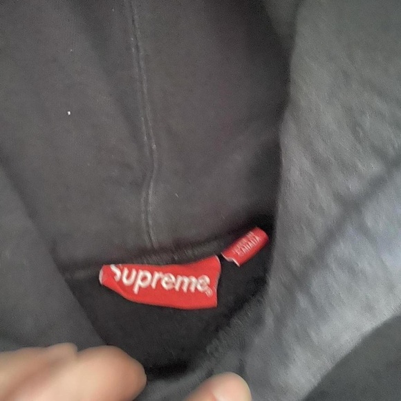 Supreme Black Hoodie with Colorful Stars and Lightning - Picture 4 of 5